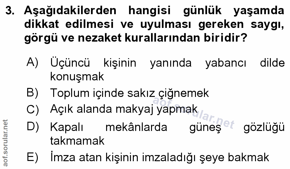 Soru 3