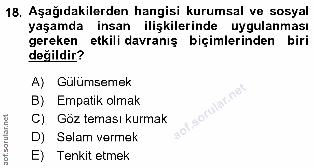 Soru 18
