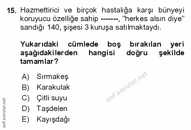 Soru 15
