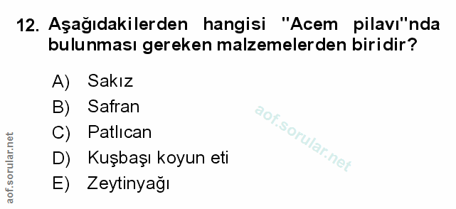 Soru 12