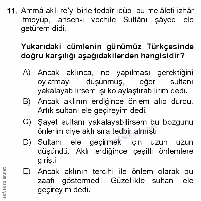 Soru 11