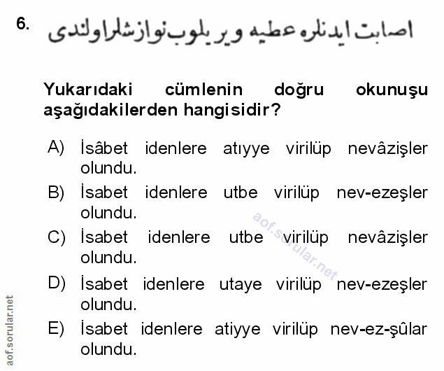 Soru 6
