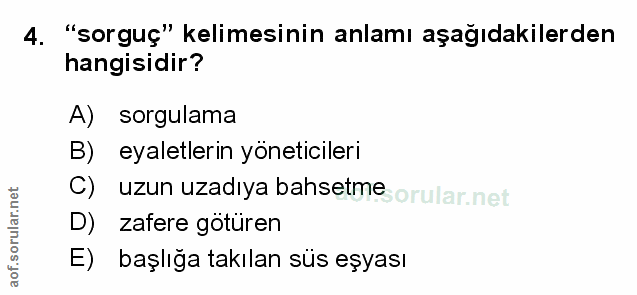 Soru 4