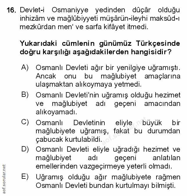 Soru 16