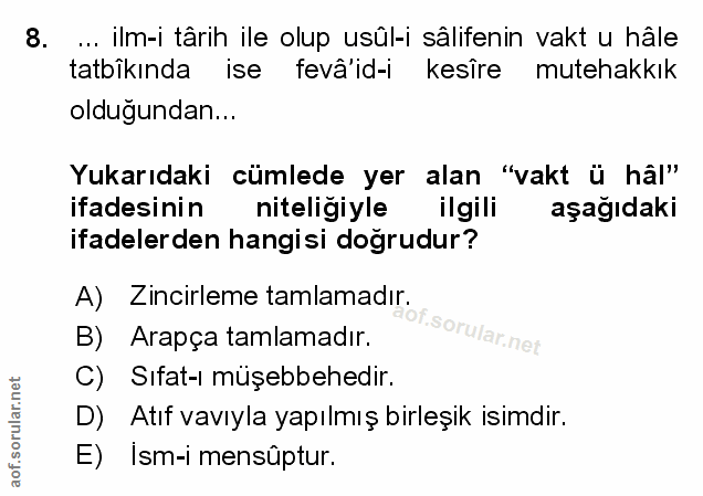 Soru 8
