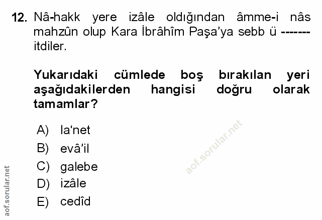Soru 12