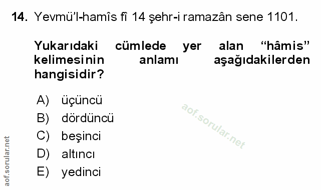 Soru 14