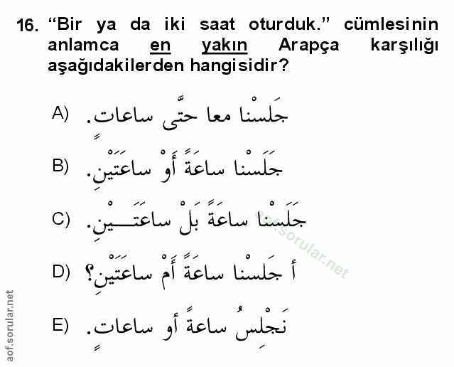 Soru 16