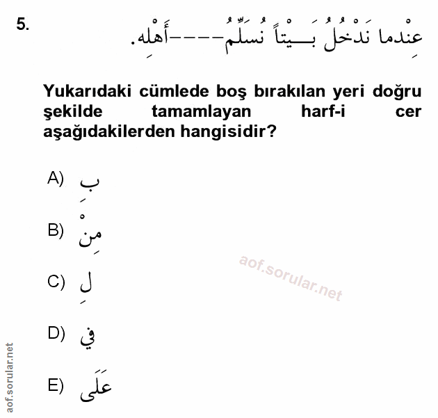 Soru 5