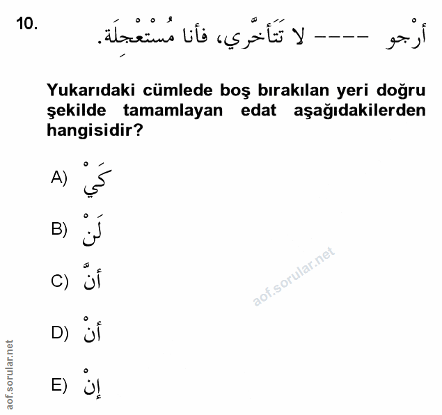 Soru 10