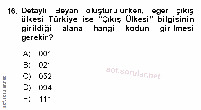 Soru 16
