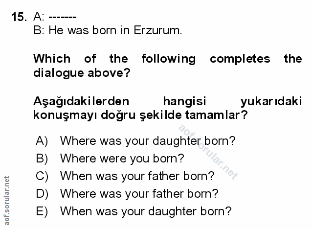 Soru 15