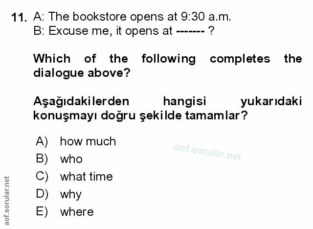 Soru 11