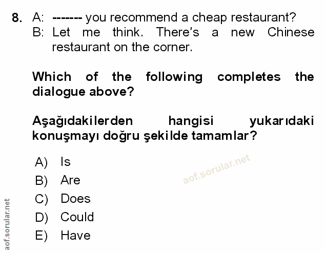 Soru 8