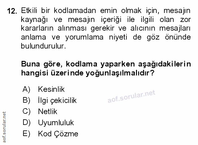 Soru 12
