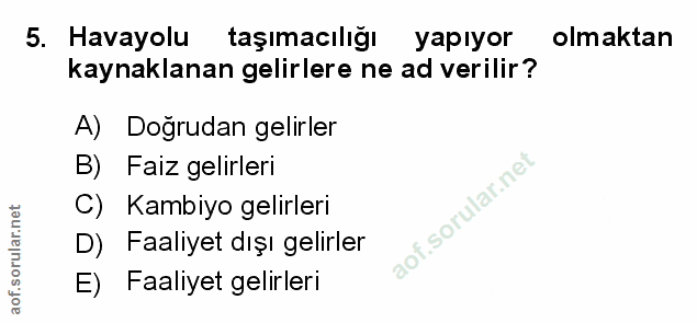 Soru 5