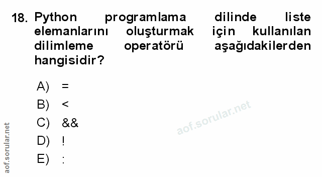 Soru 18