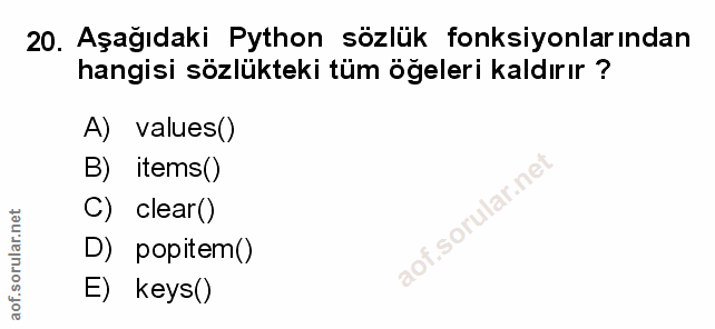 Soru 20