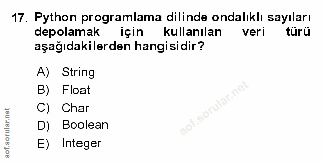 Soru 17