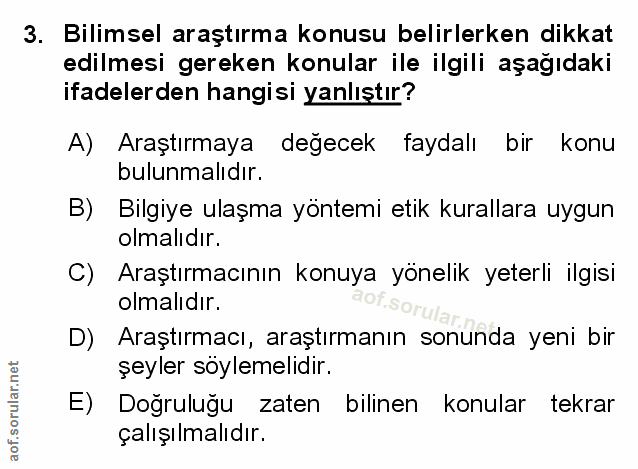Soru 3