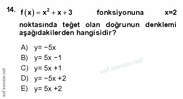 Soru 14