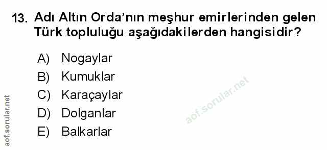 Soru 13