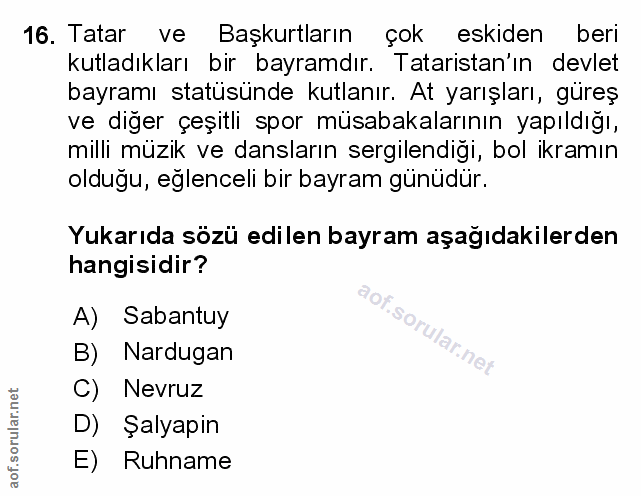 Soru 16