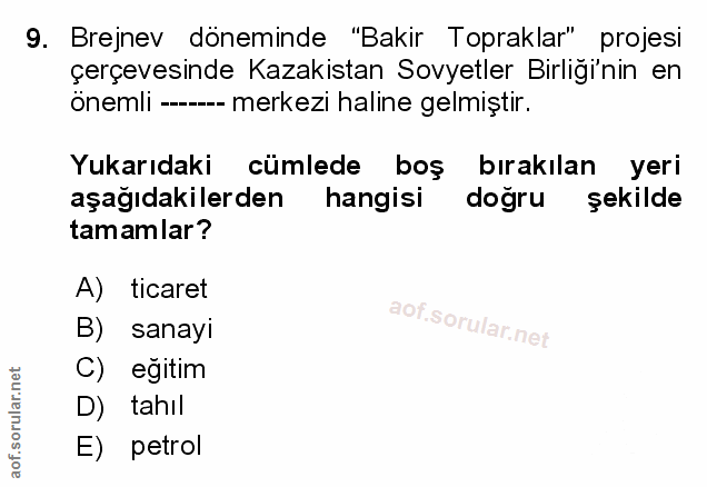 Soru 9