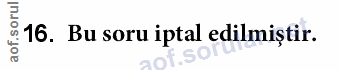 Soru 16