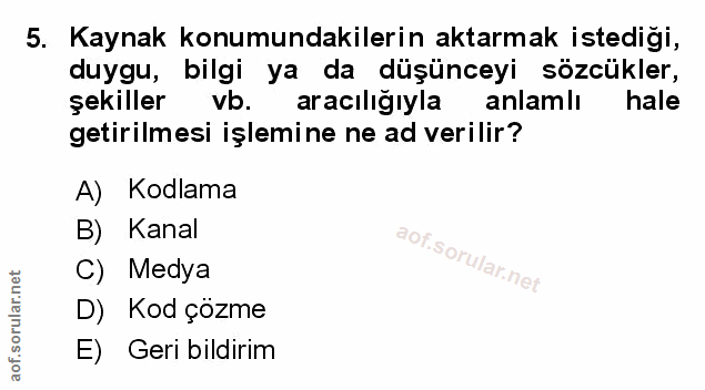Soru 5