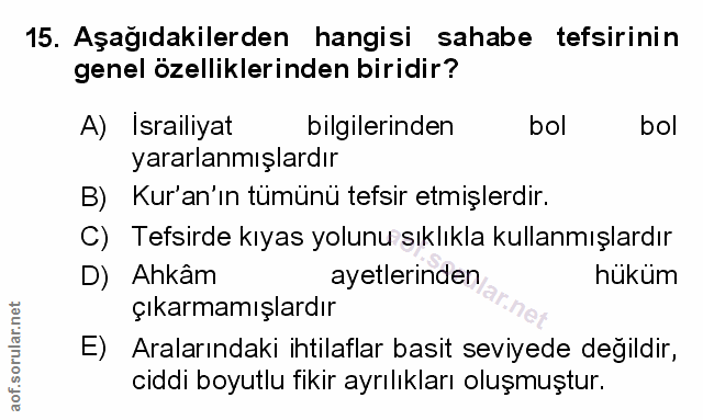 Soru 15
