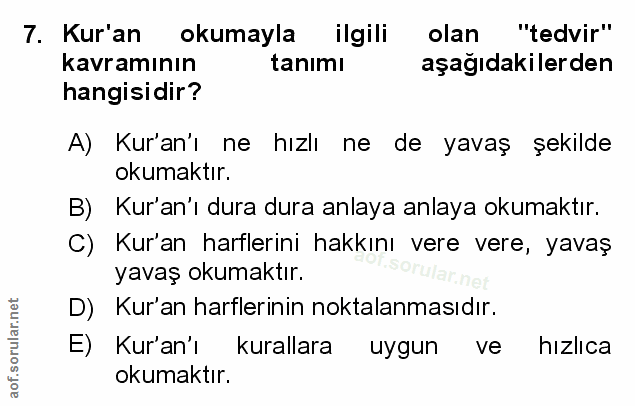 Soru 7