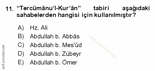 Soru 11