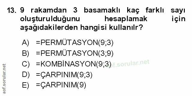 Soru 13