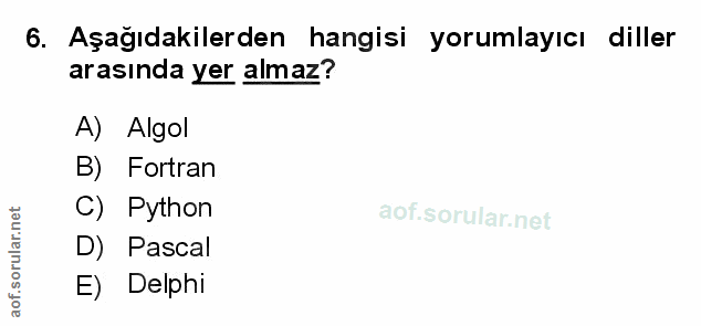 Soru 6