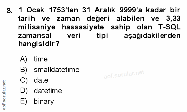 Soru 8