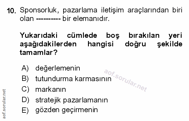 Soru 10