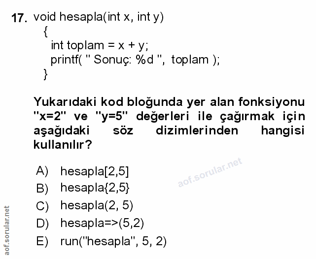 Soru 17