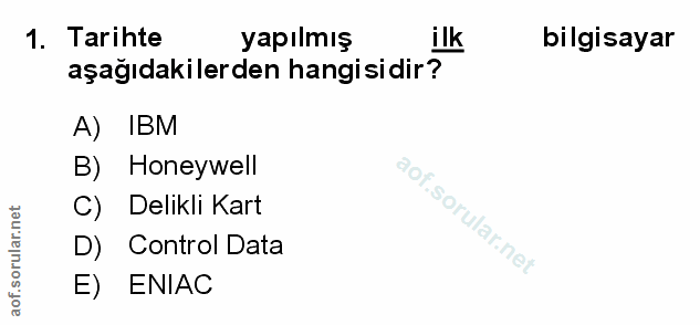 Soru 1