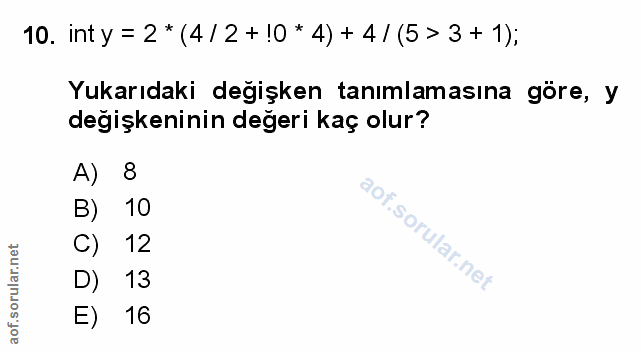 Soru 10