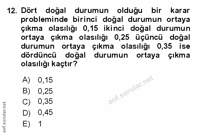 Soru 12