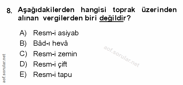Soru 8