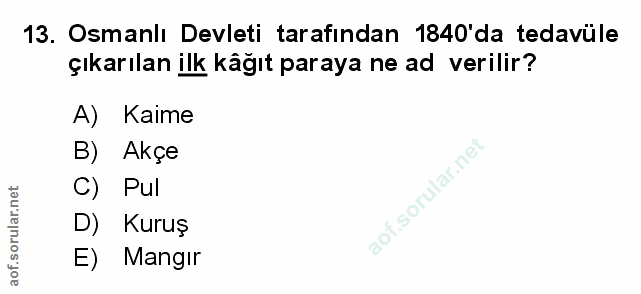 Soru 13