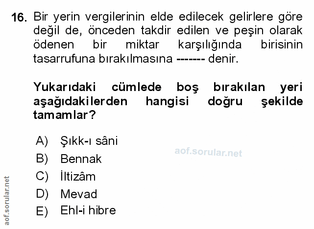 Soru 16