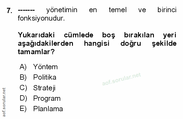 Soru 7