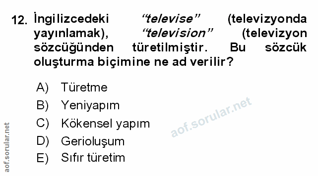 Soru 12