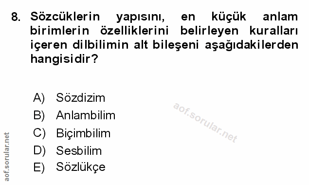 Soru 8