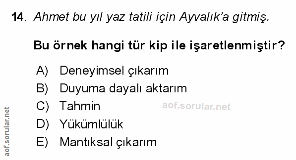 Soru 14