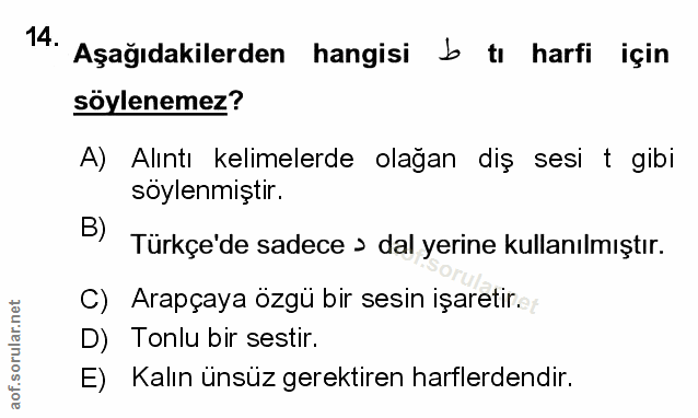 Soru 14
