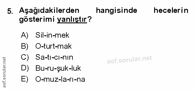 Soru 5